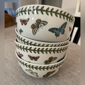 Portmeirion Botanic Butterfly Bowls Set of 4